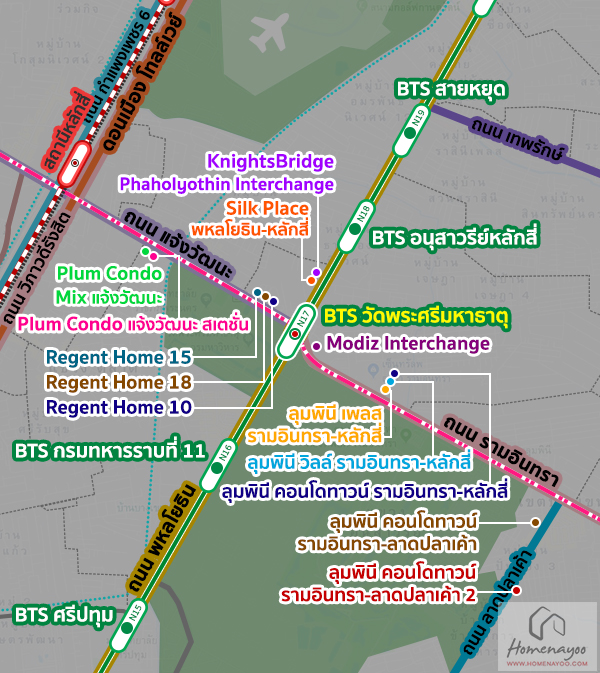 คอนโด BTS วัดพระศรีมหาธาตุ 2021-2022 / คอนโดติดรถไฟฟ้า BTS วัดพระศรี ...