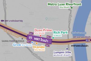 คอนโด MRT ไทรม้า 2025-2026 / คอนโดติดรถไฟฟ้า MRT ไทรม้า